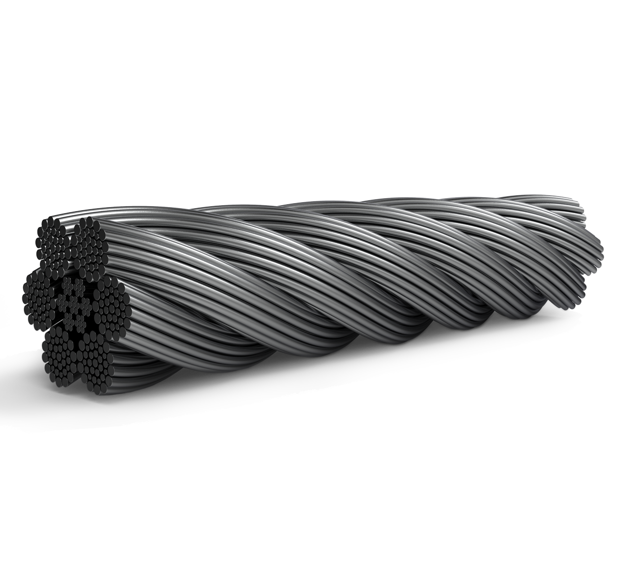 Канат двойной свивки типа ЛК-РО ГОСТ 7669-80