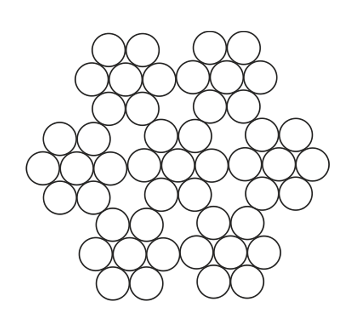 Канат одинарной свивки типа ТК ГОСТ 3066-80