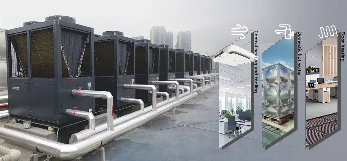 Коммерческий тепловой насос для отопления и охлаждения